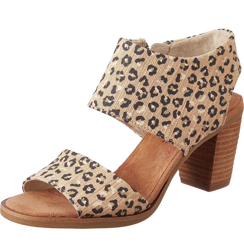 TOMS Majorca Cutout cheetah sandal